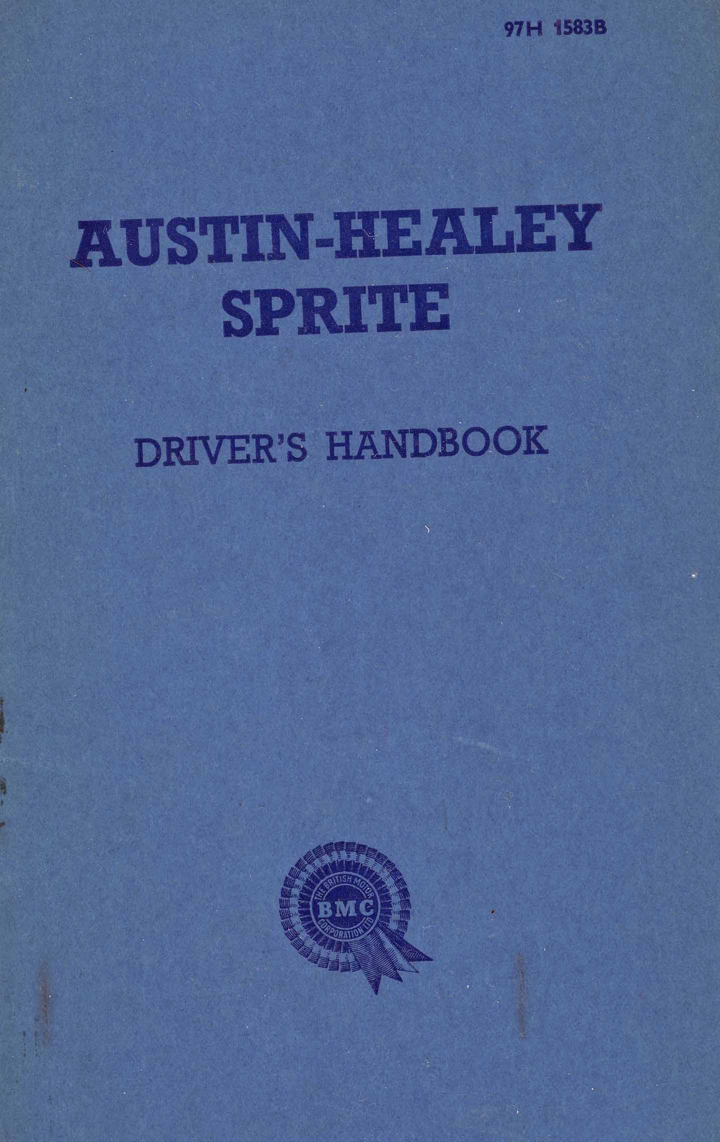 Title details for Austin-Healey Sprite Driver's Handbook by The Austin Motor Co. Ltd - Available
